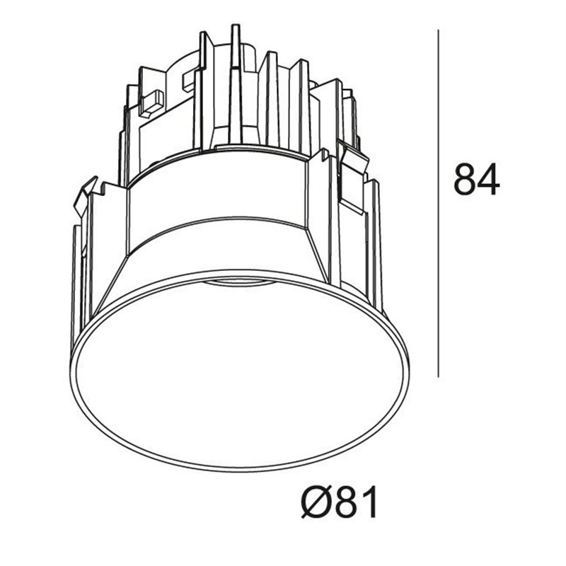 Delta Light DEEP RINGO TRIMLESS LED IP Inbouwspot