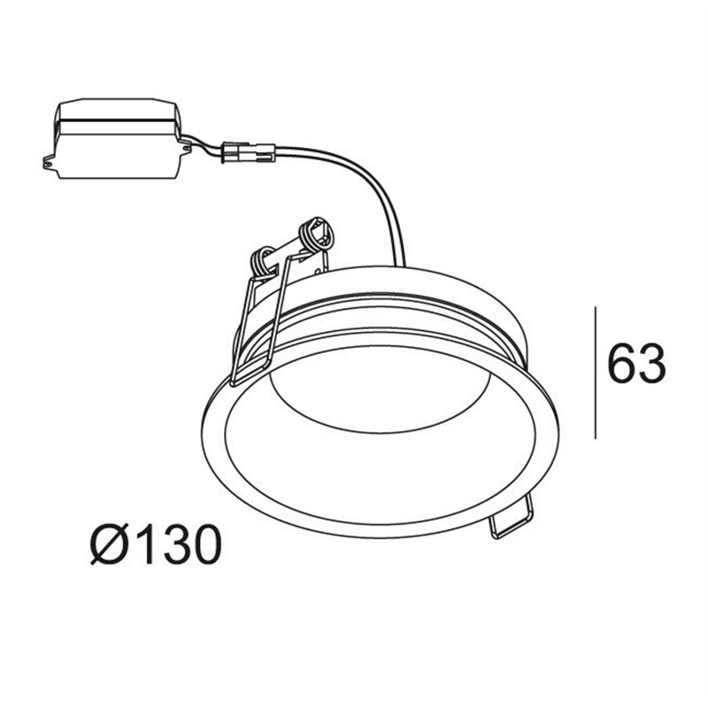Delta Light DIRO SBL S IP Einbaustrahler