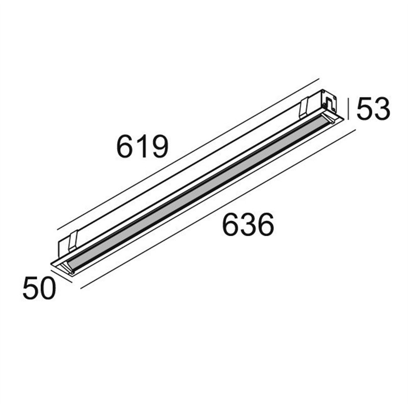 Delta Light DOT.COM L WALLWASH 06 ST HO Einbaustrahler