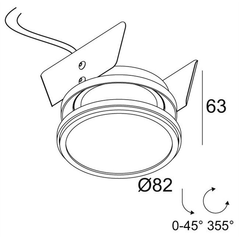 Delta Light HALOSCAN ST HP Recessed spot