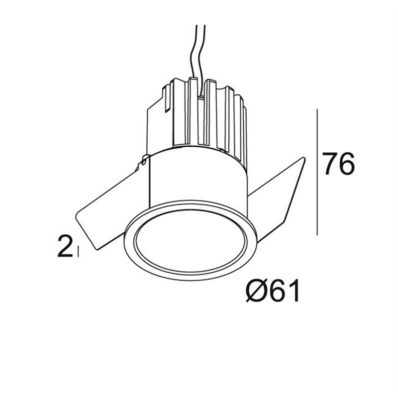 Delta Light MINI DEEP RINGO II X Recessed spot