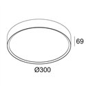 Delta Light MULTINOVA 30 TW DIM5 Inbouwlamp / Plafondlamp / Hanglamp