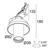 Delta Light SPY 39 TRIMLESS Spot encastré