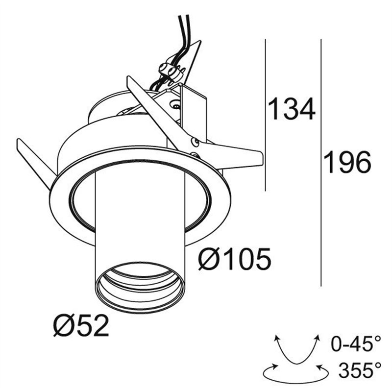 Delta Light SPY 52 ST TW Recessed spot
