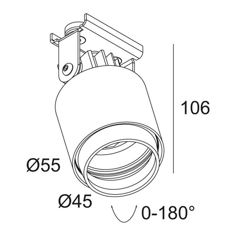 Delta Light PUT LED MAGNETIC Spot encastré