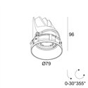 Delta Light ENTERO RD-S TRIMLESS Inbouwspot
