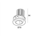 Delta Light ENTERO RD-S TRIMLESS WALLWASH TW Inbouwspot