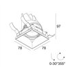 Delta Light ENTERO SQ-S TRIMLESS SOFT Spot encastré