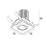 Delta Light ENTERO SQ-S TRIMLESS WALLWASH Einbaustrahler