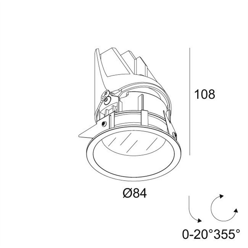 Delta Light ENTERO RD-S IP Einbaustrahler