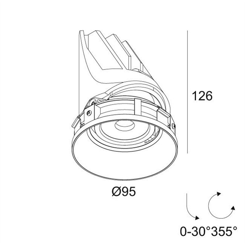 Delta Light ENTERO RD-M TRIMLESS Einbaustrahler