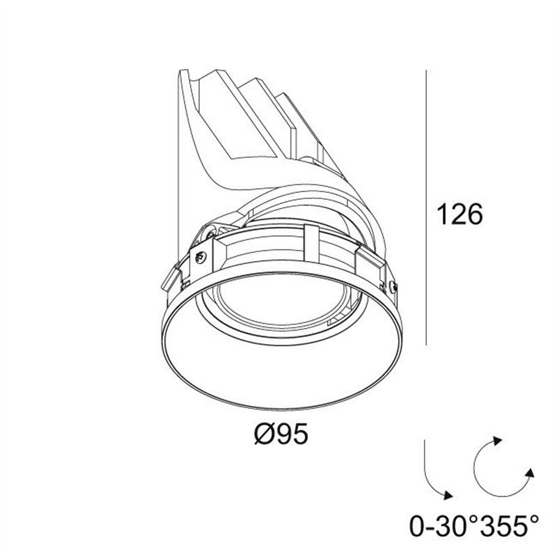 Delta Light ENTERO RD-M TRIMLESS SOFT Einbaustrahler