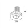Delta Light ENTERO RD-M TRIMLESS WALLWASH Einbaustrahler