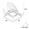 Delta Light ENTERO SQ-M TRIMLESS TW Spot encastré