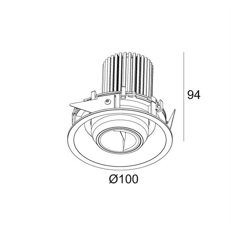 Delta Light ENTERO RD-M WALLWASH Spot encastré