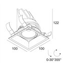 Delta Light ENTERO SQ-M SOFT Inbouwspot