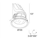 Delta Light ENTERO RD-M IP Inbouwspot