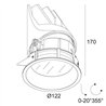 Delta Light ENTERO RD-L IP TW 96518 Spot encastré