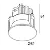 Delta Light Deep Ringo Trimless Soft recessed spot
