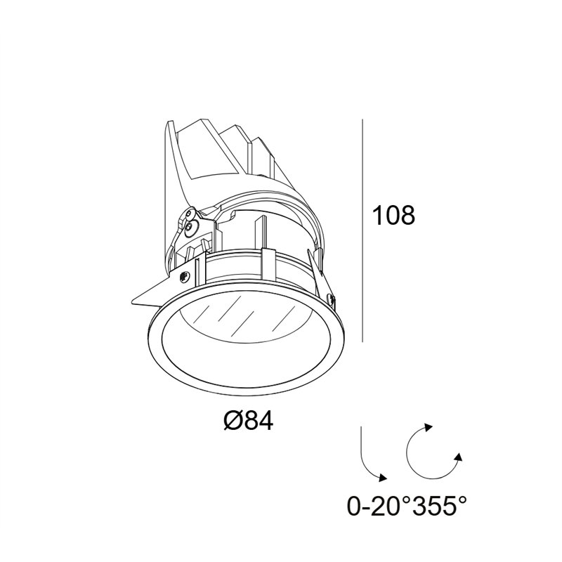 Delta Light ENTERO RD-S IP SOFT Einbauspot