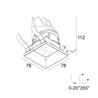 Delta Light Entero Sq-S Trimless Ip Soft spot encastré
