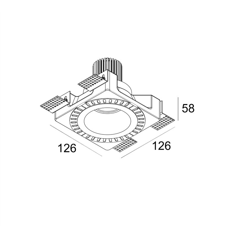 Delta Light Gyn D 1 Inbouwspot