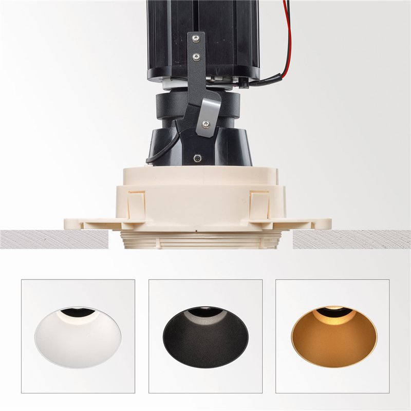Delta Light iMAX II ROUND ADJUSTABLE TRIMLESS MP Recessed spot