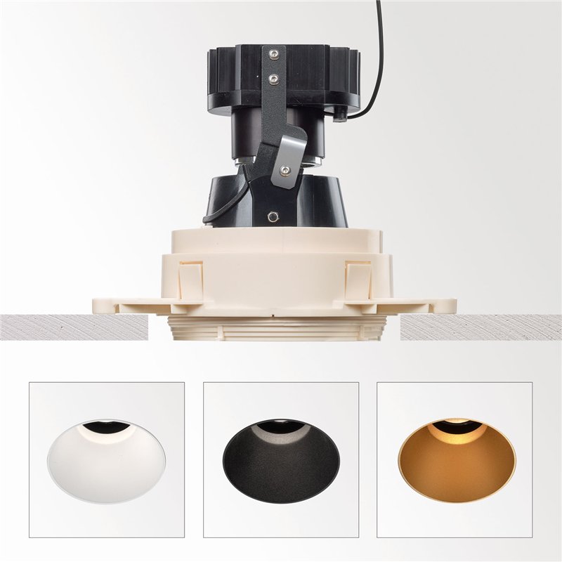 Delta Light iMAX II ROUND ADJUSTABLE TRIMLESS SOFT Einbauspot