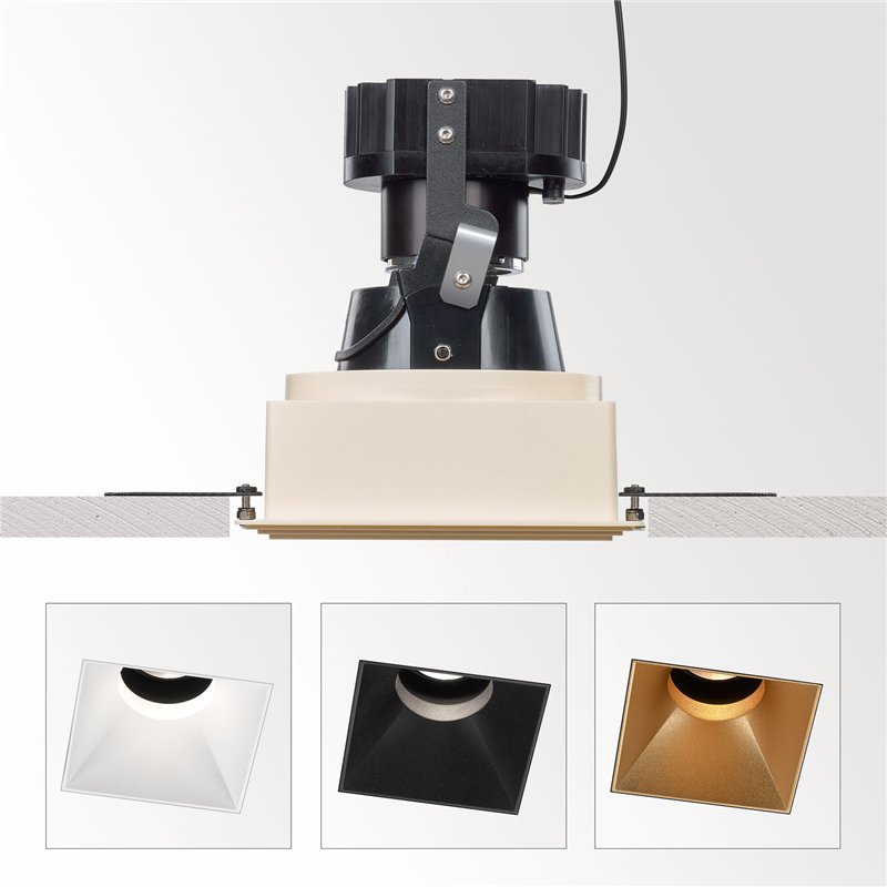 Delta Light iMAX II SQUARE ADJUSTABLE TRIMLESS SOFT Spot encastré