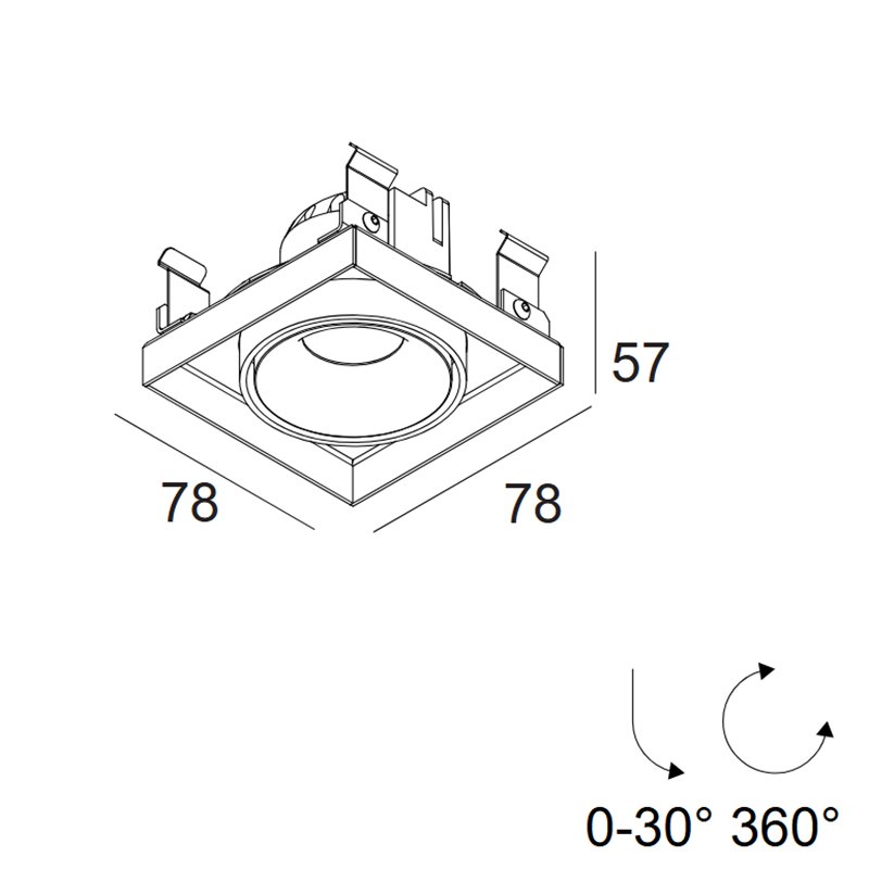 Delta Light Minigrid 67 In Trimless 1 Inbouwspot