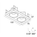 Delta Light Minigrid 67 In Trimless 2 Inbouwspot