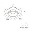 Delta Light Minigrid In Trimless 1 spot encastré