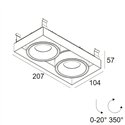 Delta Light Minigrid In Trimless 2 Soft Inbouwspot