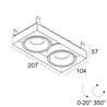Delta Light Minigrid In Trimless 2 Soft spot encastré