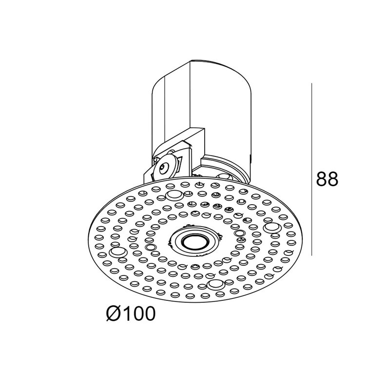 Delta Light NIME II TRIMLESS Inbouwspot