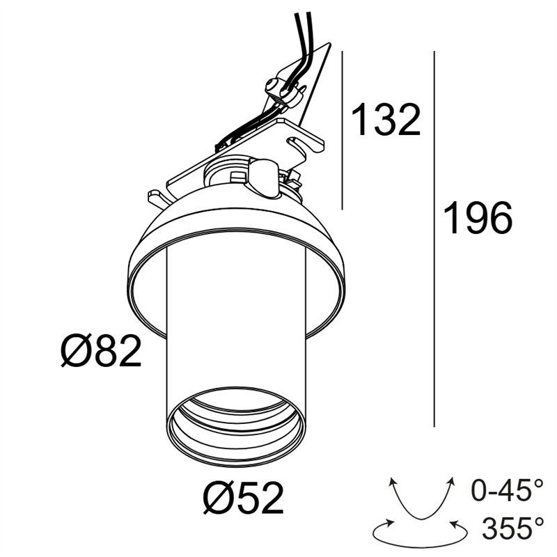 Delta Light SPY 52 TRIMLESS SOFT Einbauspot