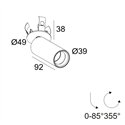 Delta Light Spy 39 Clip Focus Inbouwspot