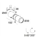 Delta Light Spy 39 Clip Framer Inbouwspot