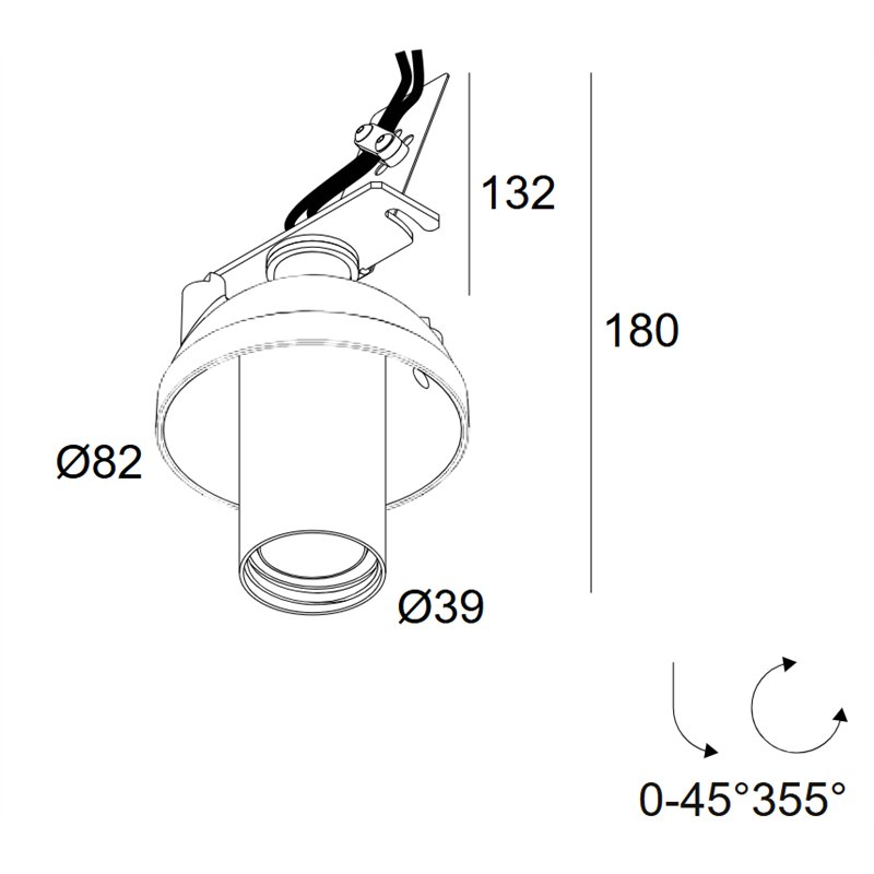 Delta Light Spy 39 Trimless Soft spot encastré