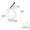 Delta Light Spy 39 Trimless Soft spot encastré