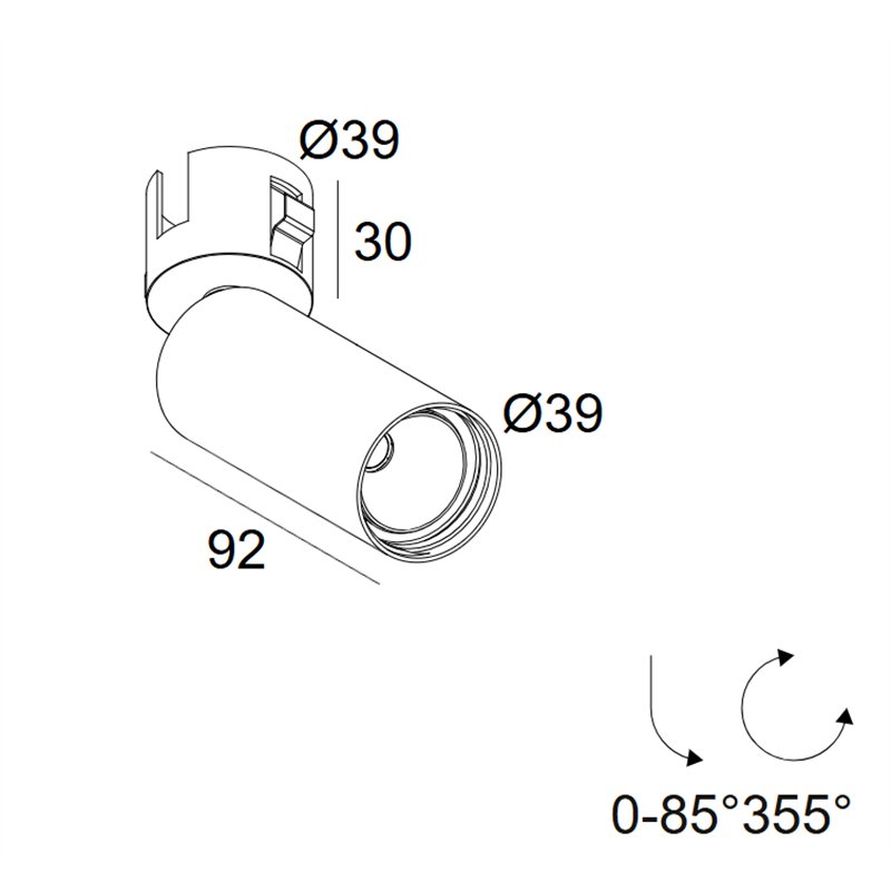 Delta Light Spy 39 Trimless In Soft spot encastré