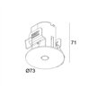 Delta Light NIME II WALLWASH Spot encastré
