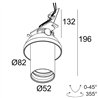 Delta Light SPY 52 TRIMLESS HE Spot encastré