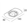 Delta Light MOUNTING KIT FLUSH SPY