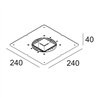 Delta Light MOUNTING KIT 75 TRIMLESS O.F.A.