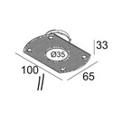 Delta Light MOUNTING KIT TRIMLESS MICROSPY IN