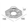 Delta Light MOUNTING KIT R60 TRIMLESS O.F.A.