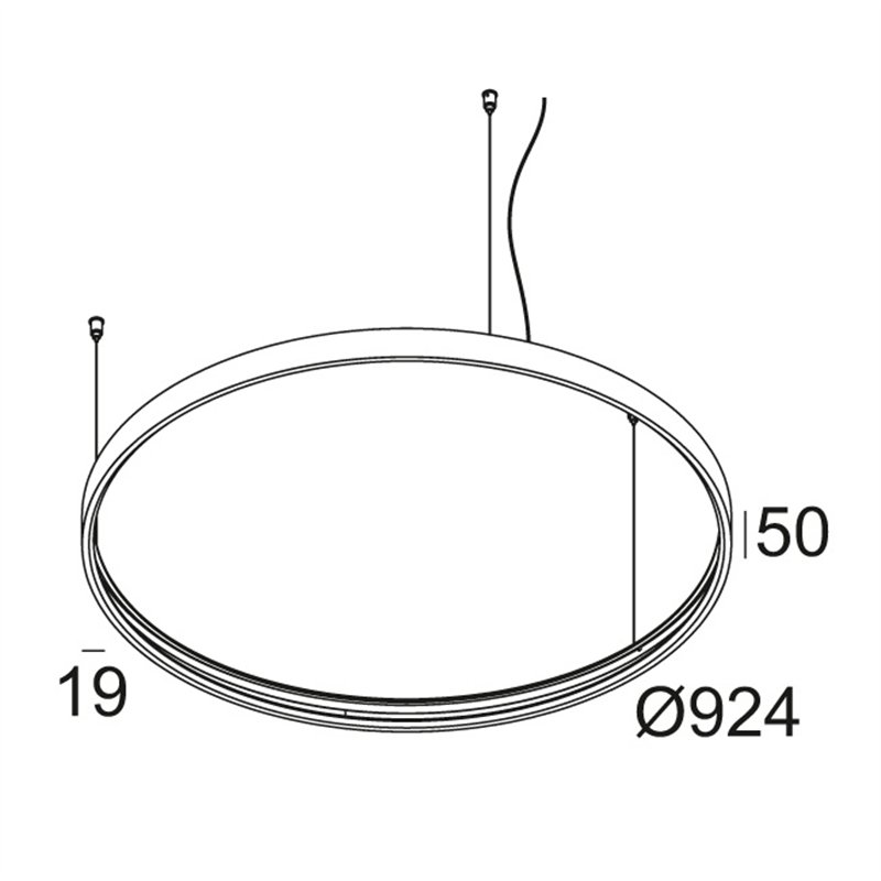 Delta Light SUPERLOOP HC 90 MDL Hanglamp