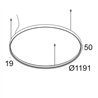 Delta Light SUPERLOOP HC 120 SBL Lampe suspendue