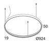 Delta Light SUPERLOOP HC 90 SBL Lampe suspendue